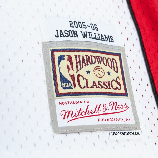 Jason Williams Miami Heat 2005-06 White Swingman Jersey 4 Jason Williams Miami Heat 2005-06 White Swingman Jersey