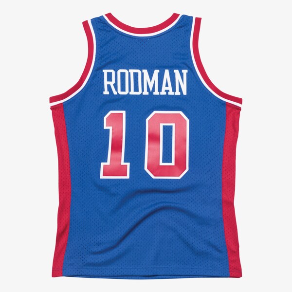 Dennis Rodman Detroit Pistons 1988-89 Blue Swingman Player Jersey