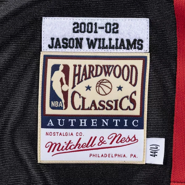Jason Williams Memphis Grizzlies 2001-02 Black Authentic Player Jersey 4 Jason Williams Memphis Grizzlies 2001-02 Black Authentic Player Jersey