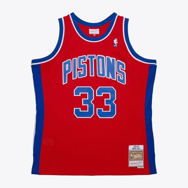 Grant Hill Detroit Pistons 1994-95 Red Swingman Jersey