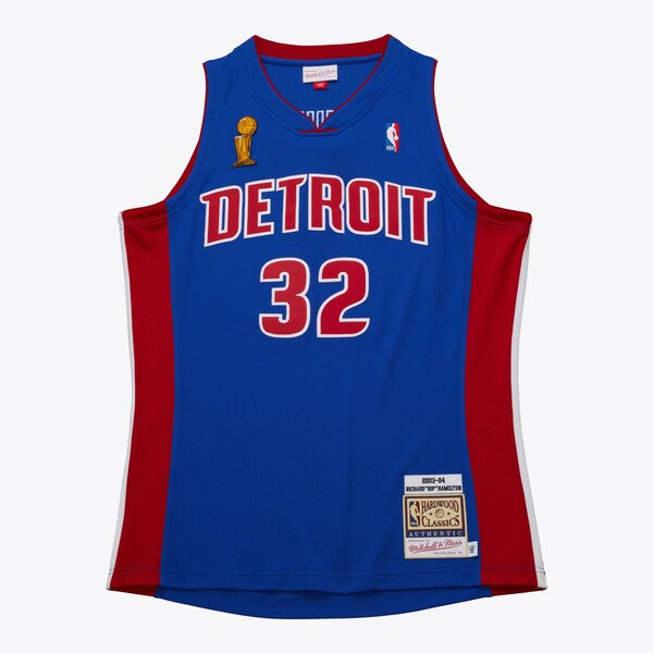 Richard Hamilton Detroit Pistons Blue 2006 NBA Finals Authentic Jersey
