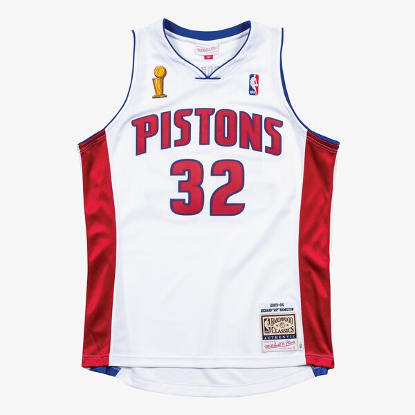 Richard Hamilton Detroit Pistons 2003-04 White Authentic Jersey