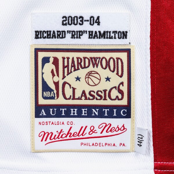 Richard Hamilton Detroit Pistons 2003-04 White Authentic Jersey
