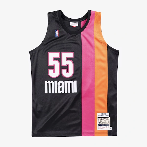 Jason Williams Miami Heat 2005-06 Black Authentic Player Jersey