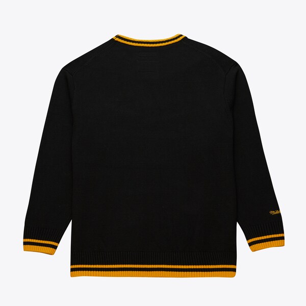 Pittsburgh Steelers Black Throwback Sweater 3 Pittsburgh Steelers Black Throwback Sweater