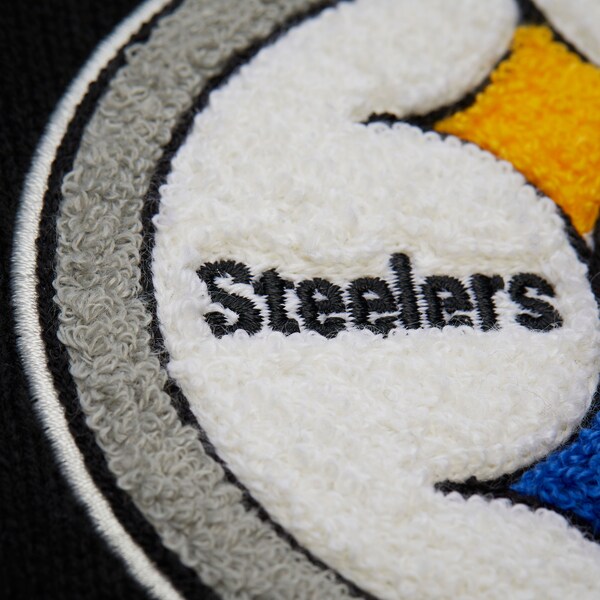 Pittsburgh Steelers Black Throwback Sweater 4 Pittsburgh Steelers Black Throwback Sweater