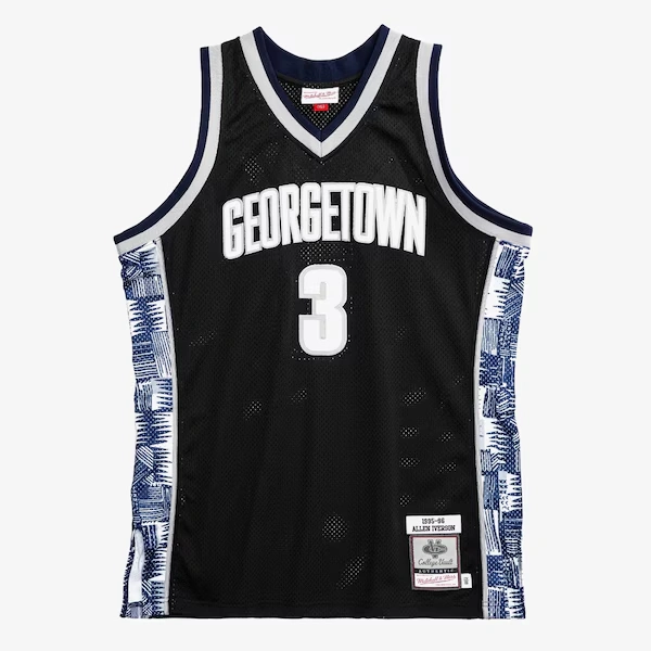 Allen Iverson Georgetown Hoyas 1995-96 Black Swingman Player Jersey