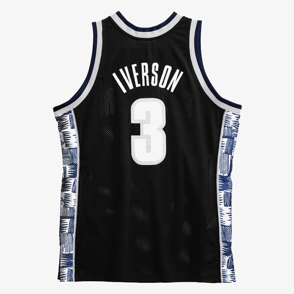 Allen Iverson Georgetown Hoyas 1995-96 Black Swingman Player Jersey