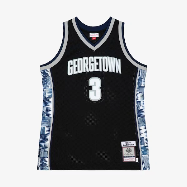 Allen Iverson Georgetown Hoyas 1995-96 Black Authentic Jersey