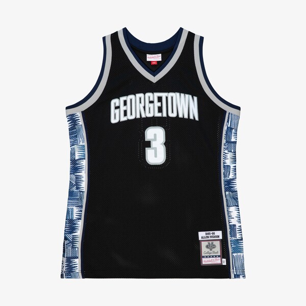 Allen Iverson Georgetown Hoyas 1995-96 Black Authentic Jersey