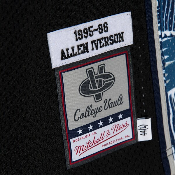Allen Iverson Georgetown Hoyas 1995-96 Black Authentic Jersey