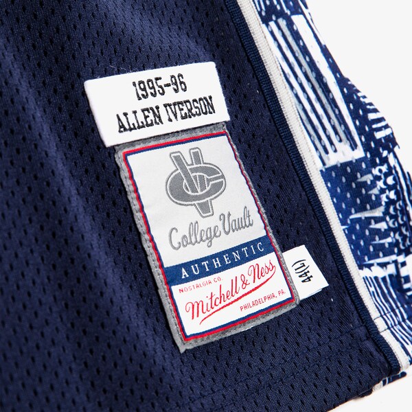 Allen Iverson Georgetown Hoyas 1995-96 Navy Authentic Jersey