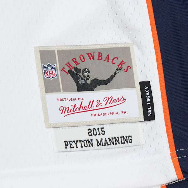 Peyton Manning Denver Broncos White 2015 Legacy Player Jersey 5 Peyton Manning Denver Broncos White 2015 Legacy Player Jersey