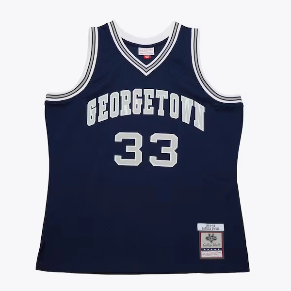 Patrick Ewing Georgetown Hoyas 1983-84 Navy Swingman Replica Jersey