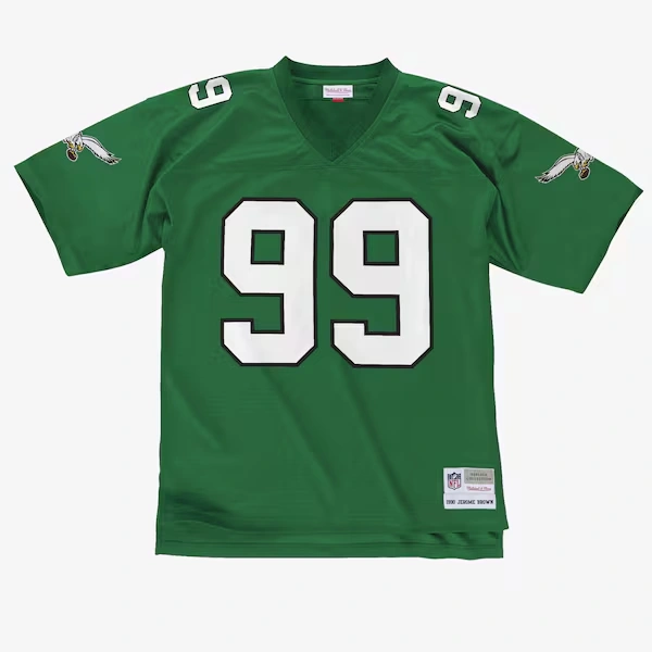 Jerome Brown Philadelphia Eagles 1990 Kelly Green Legacy Player Jersey