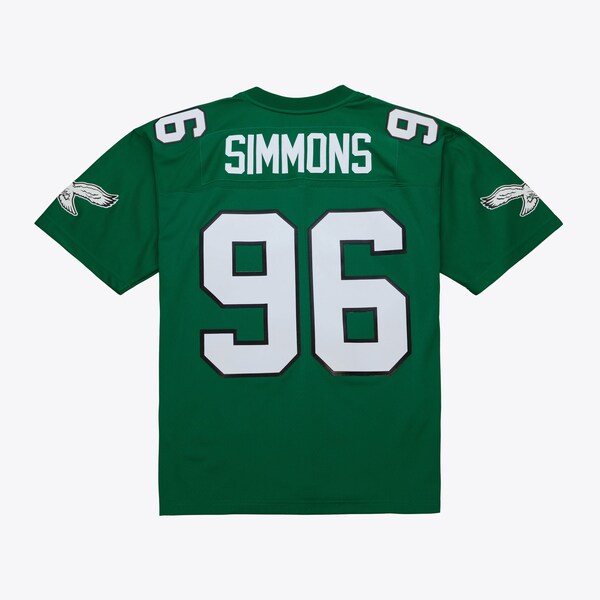 Clyde Simmons Philadelphia Eagles 1990-91 Kelly Green Legacy Jersey