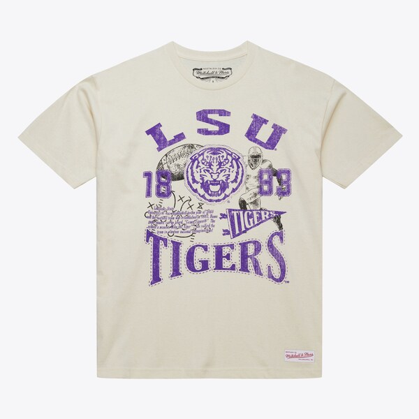 LSU Tigers Cream Heritage Scholar T-Shirt