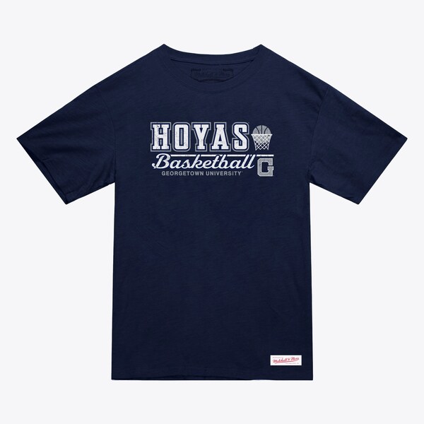 Women's Georgetown Hoyas Navy Vintage Basketball T-Shirt