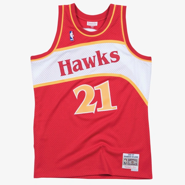 Dominique Wilkins Atlanta Hawks 1986-87 Red Swingman Player Jersey