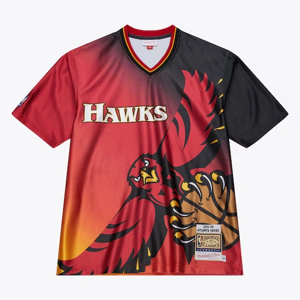 Atlanta Hawks 1995-96 Black Authentic Shooting Shirt
