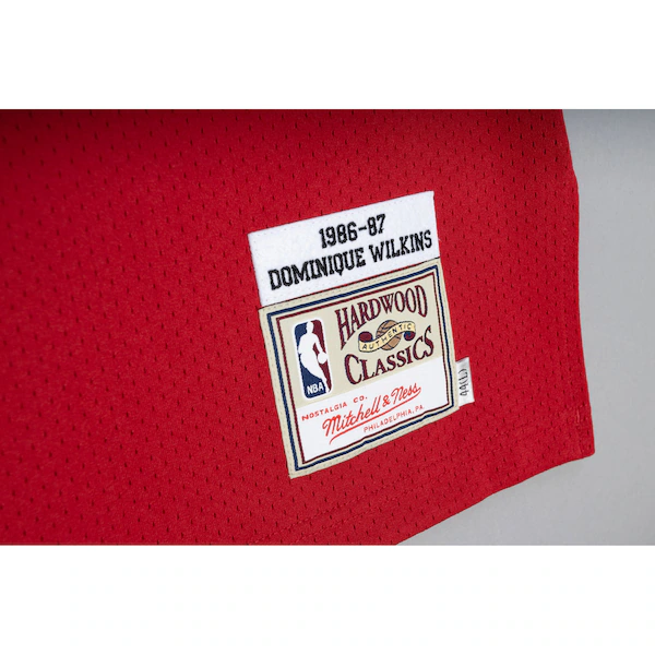 Dominique Wilkins Atlanta Hawks 1986-87 Red Authentic Player Jersey 5 Dominique Wilkins Atlanta Hawks 1986-87 Red Authentic Player Jersey