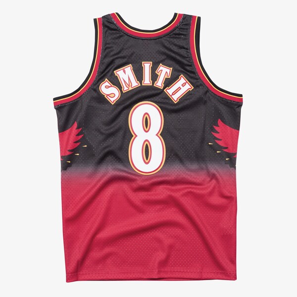 Steve Smith Atlanta Hawks 1996-97 Red Swingman Player Jersey 3 Steve Smith Atlanta Hawks 1996-97 Red Swingman Player Jersey