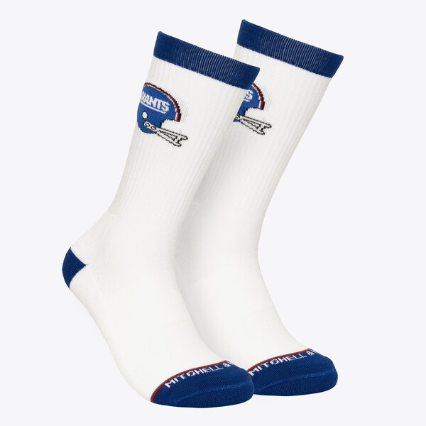 New York Giants White Touchback Crew Socks