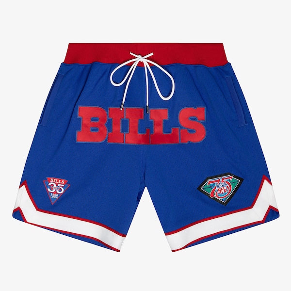 Buffalo Bills Royal Just Don Throwbacks Shorts