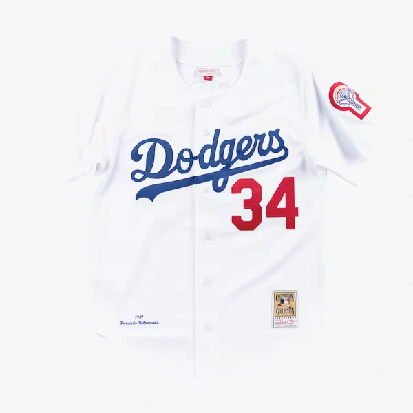 Fernando Valenzuela Los Angeles Dodgers 1981 White Authentic Jersey
