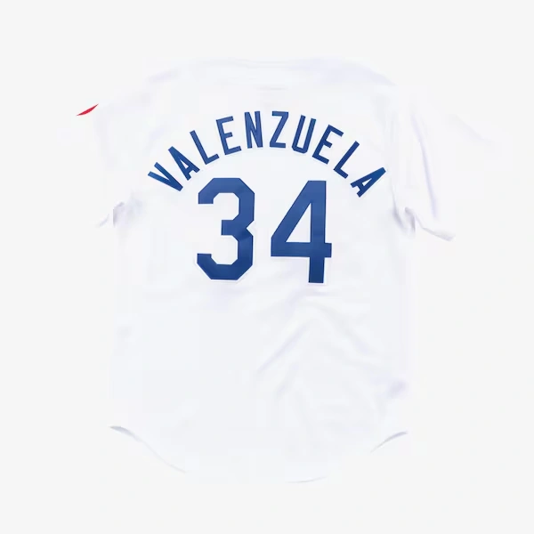 Fernando Valenzuela Los Angeles Dodgers 1981 White Authentic Jersey 3 Fernando Valenzuela Los Angeles Dodgers 1981 White Authentic Jersey