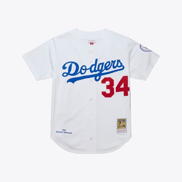 Fernando Valenzuela Los Angeles Dodgers 1980 MLB All-Star Game White Home Authentic Jersey