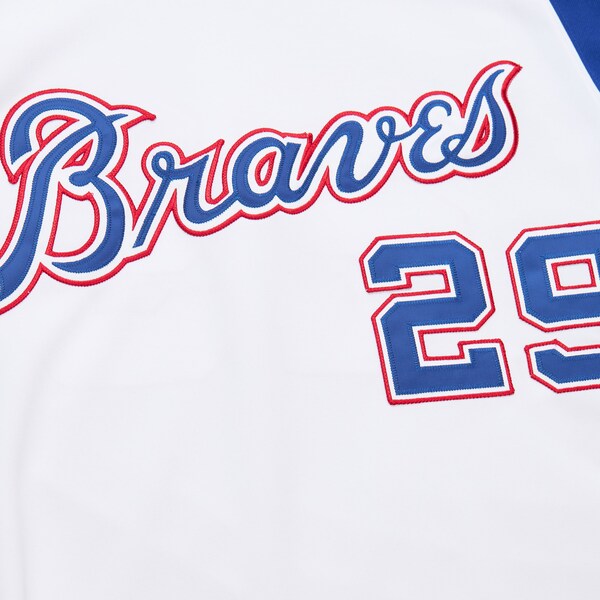 John Smoltz Atlanta Braves White 2004 Authentic Alternate Jersey 6 John Smoltz Atlanta Braves White 2004 Authentic Alternate Jersey