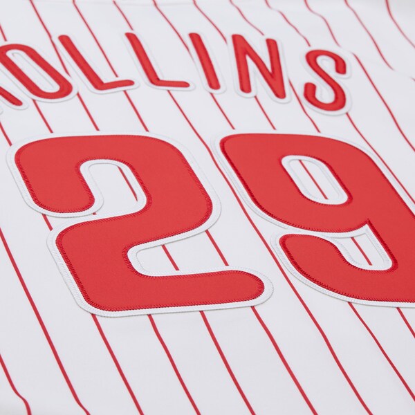 Jimmy Rollins Philadelphia Phillies White 2000 Authentic Jersey