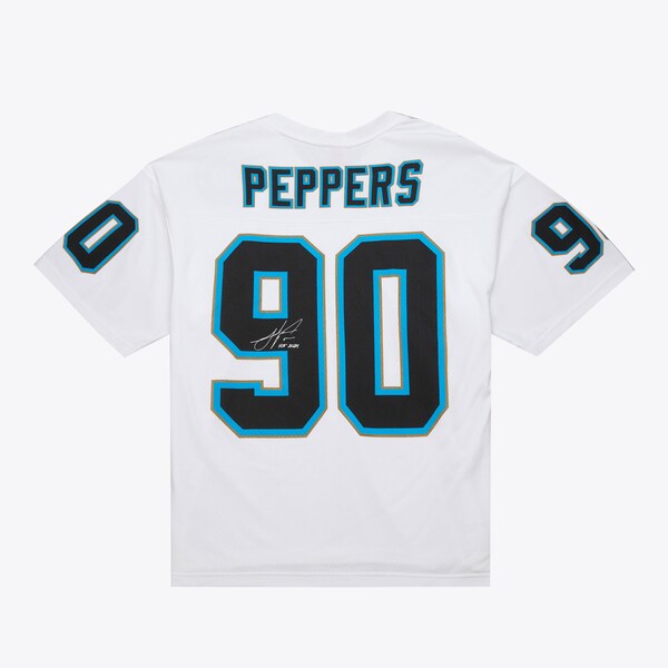 Julius Peppers Carolina Panthers White Legacy Jersey 3 Julius Peppers Carolina Panthers White Legacy Jersey