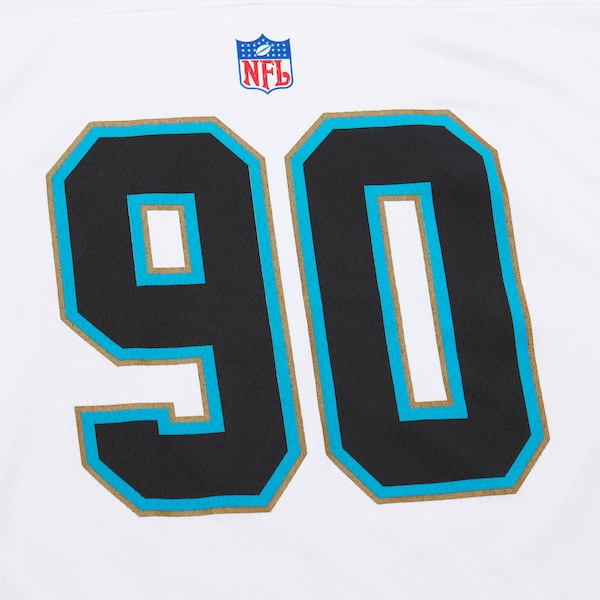 Julius Peppers Carolina Panthers White Legacy Jersey 4 Julius Peppers Carolina Panthers White Legacy Jersey