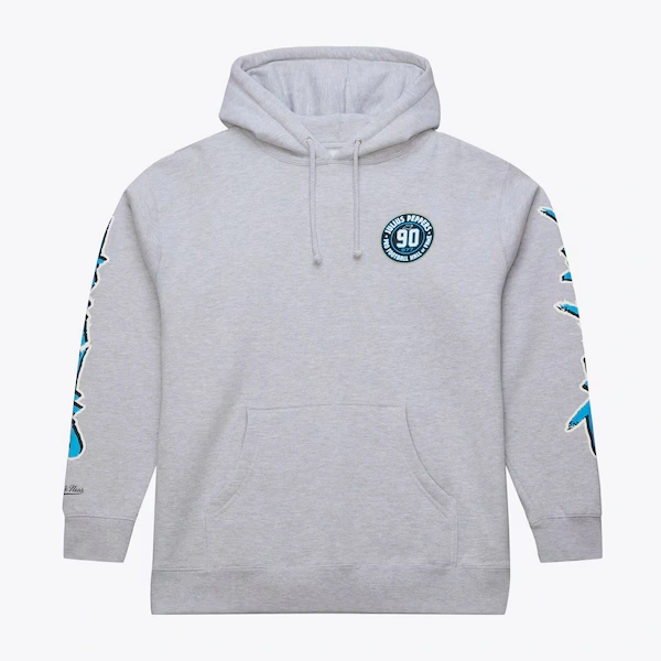 Julius Peppers Carolina Panthers Gray Pro Football Hall of Fame Pullover Hoodie