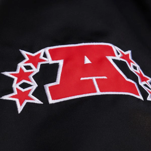 Pittsburgh Steelers Black Walk the Tunnel Hooded Satin Bomber Full-Zip Jacket 5 Pittsburgh Steelers Black Walk the Tunnel Hooded Satin Bomber Full-Zip Jacket