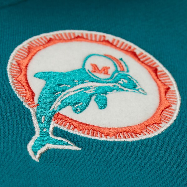 Miami Dolphins Aqua Sideline Fleece Full-Snap Jacket 5 Miami Dolphins Aqua Sideline Fleece Full-Snap Jacket