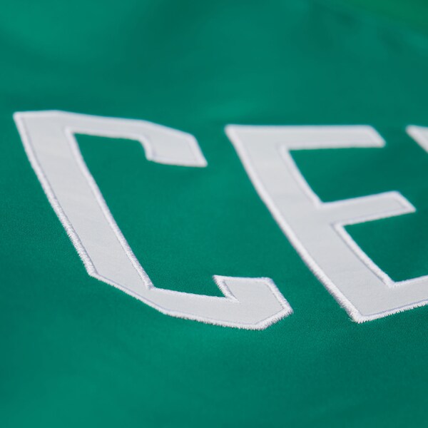 Boston Celtics Kelly Green Hardwood Classics Team Origins Satin Full-Snap Jacket