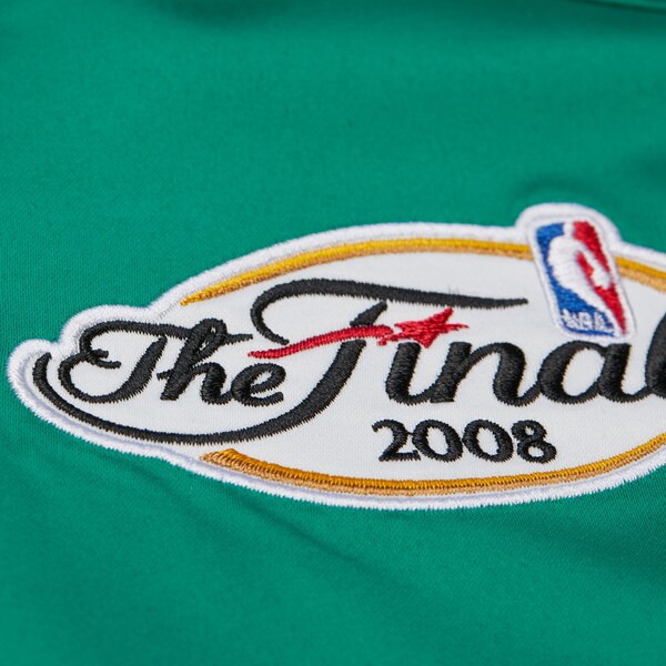 Boston Celtics Kelly Green Hardwood Classics Team Origins Satin Full-Snap Jacket