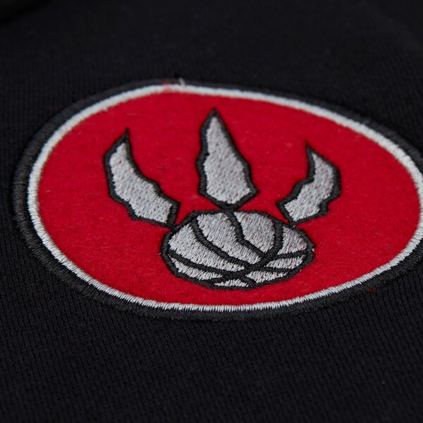Toronto Raptors Black Courtside Fleece Full-Snap Jacket